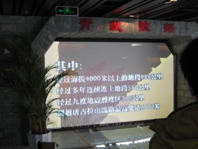 青藏铁路展厅